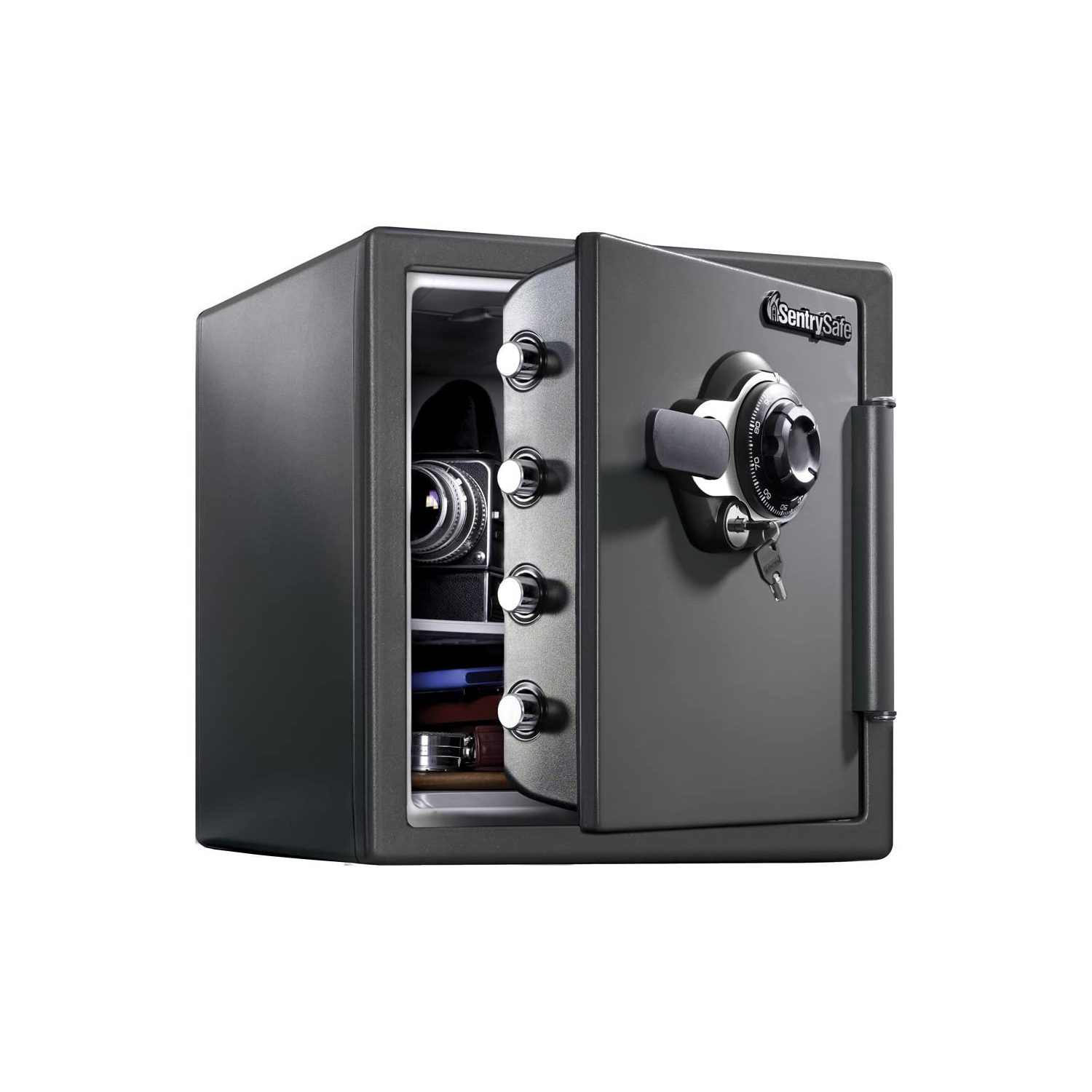 SentrySafe SFW123DSB Fireproof Safe and Waterproof Safe with Dial